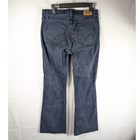 Levi’s 12M Curvy Cut Bootcut Jeans Women Blue Stretch Mid Rise Denim Colombia - Picture 2 of 5